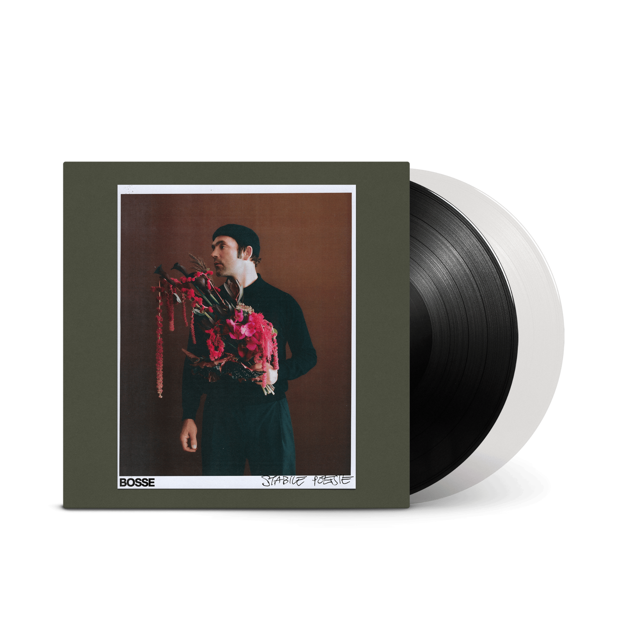 Bosse Stabile Poesie 2LP (limitiert) Schwarzes & crystal clear Bio-Vinyl, 12 Songs + 8 Live Songs 436245